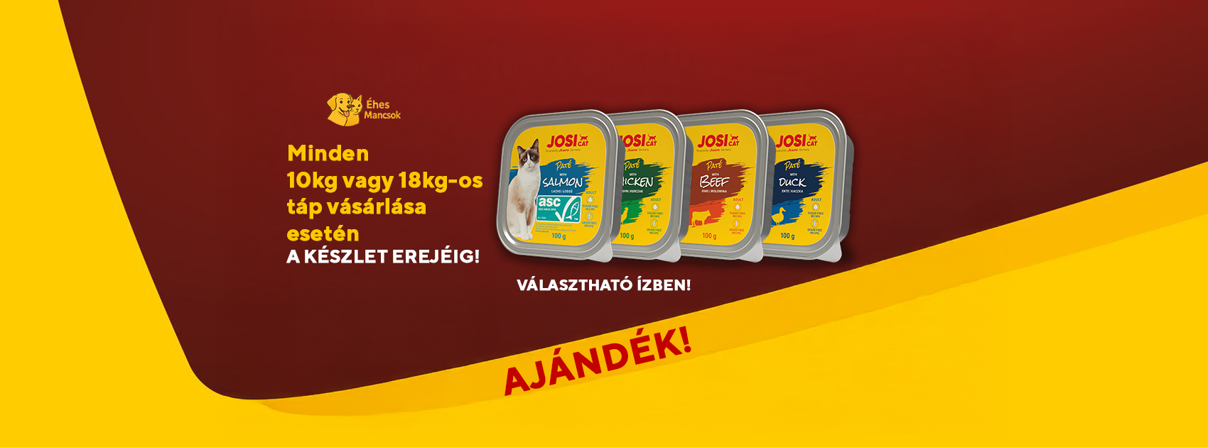 Macska táphoz ajándék!