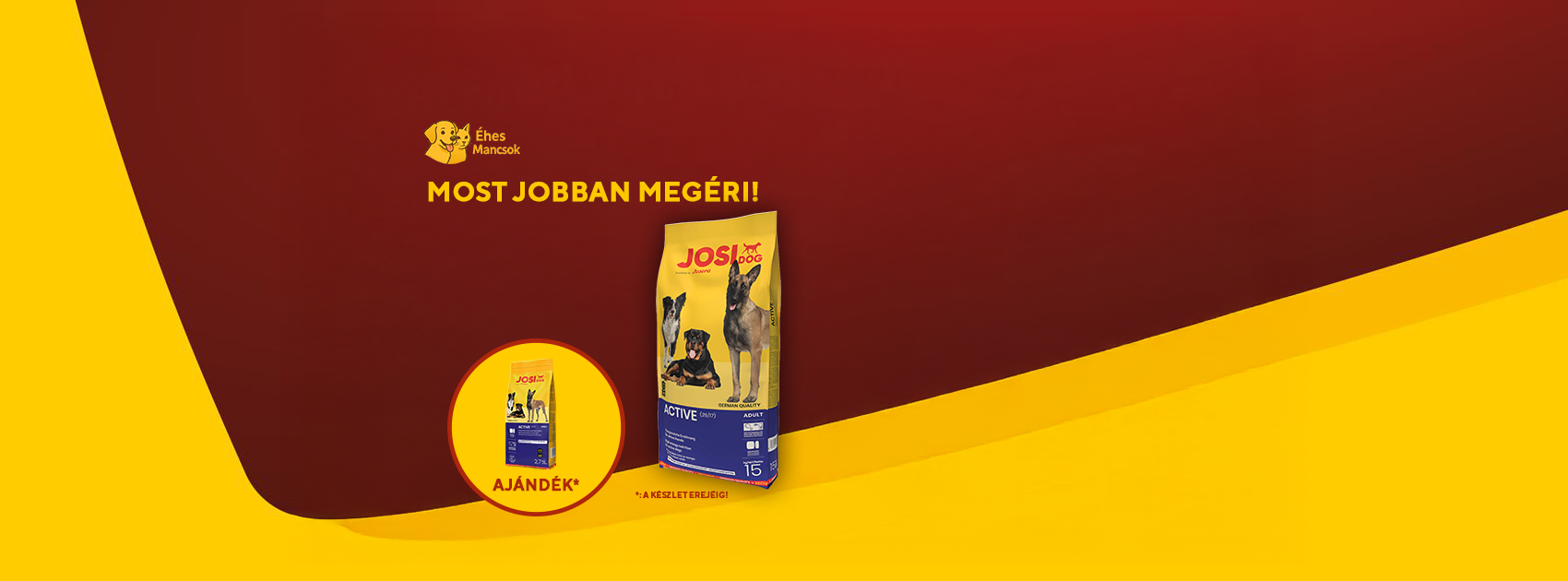 Hatalmas kutyatáp akció!