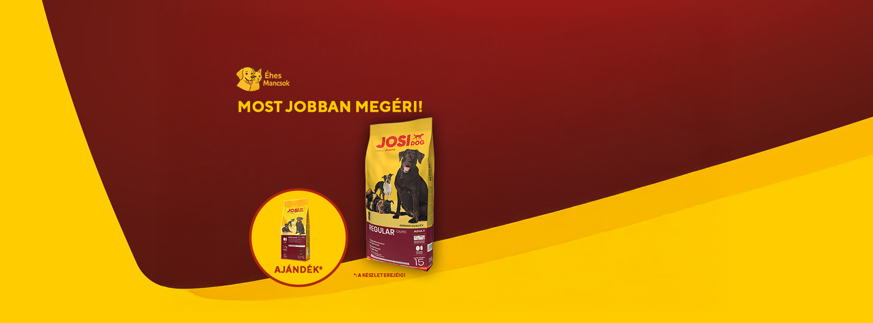 Hatalmas kutyatáp akció!