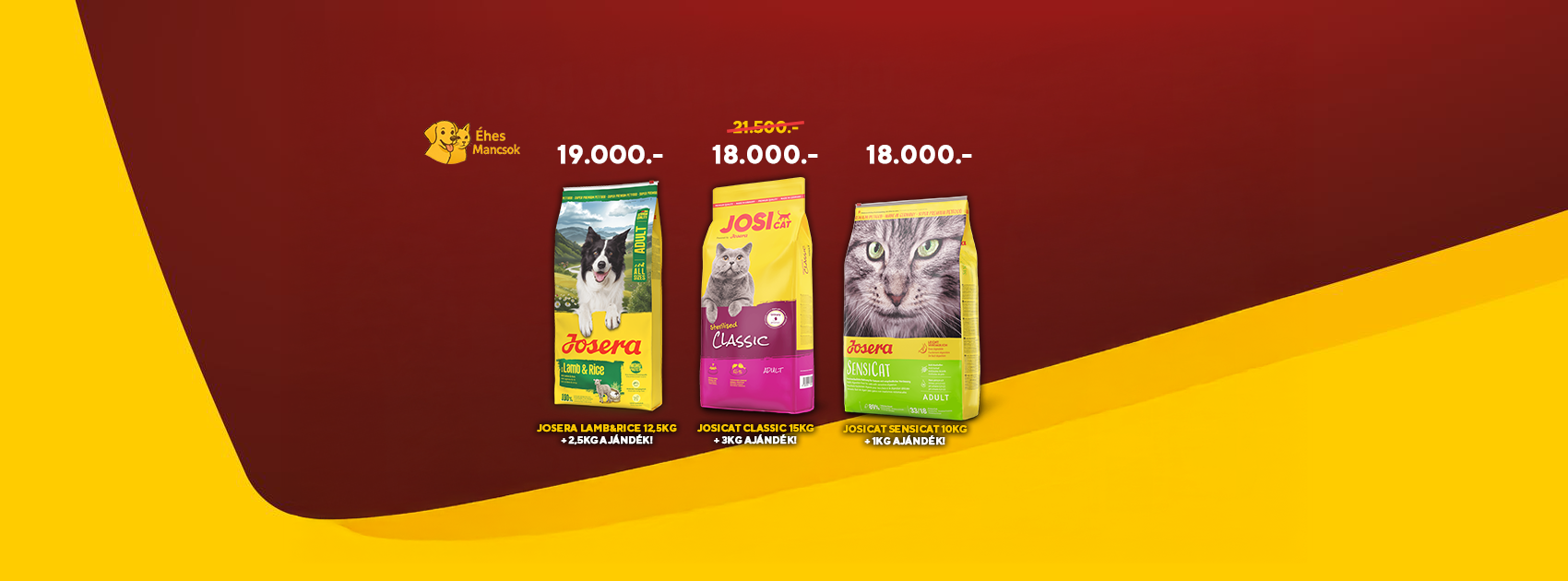 Kutya és macska táp akció!